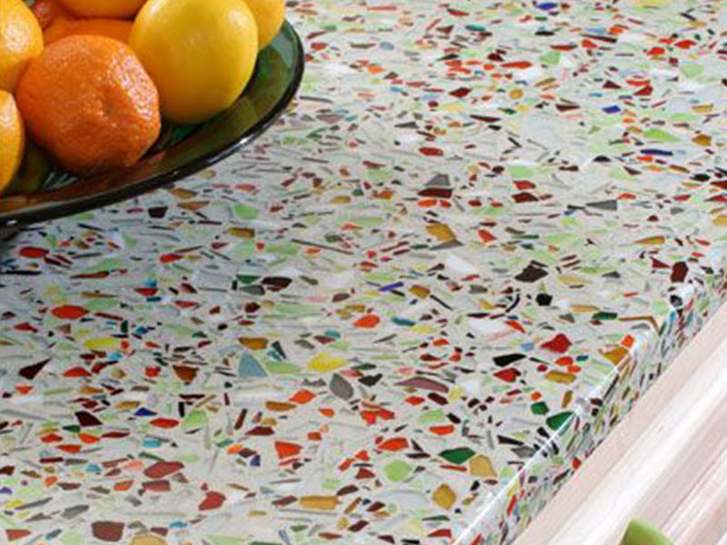 صفحه کابینت شیشه بازیافتی صفحه کابینت شیشه بازیافتی