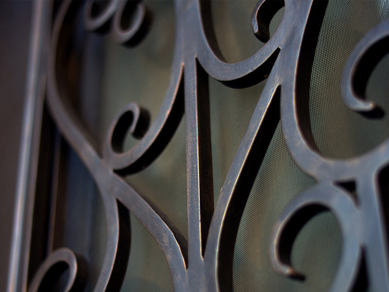 طراحی درب آهنی